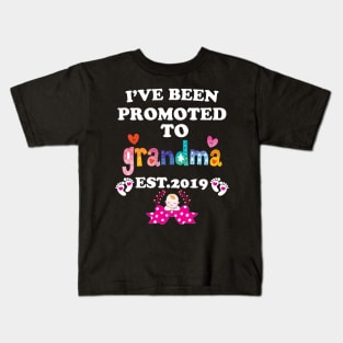 I have been promoted to Grandma Kids T-Shirt